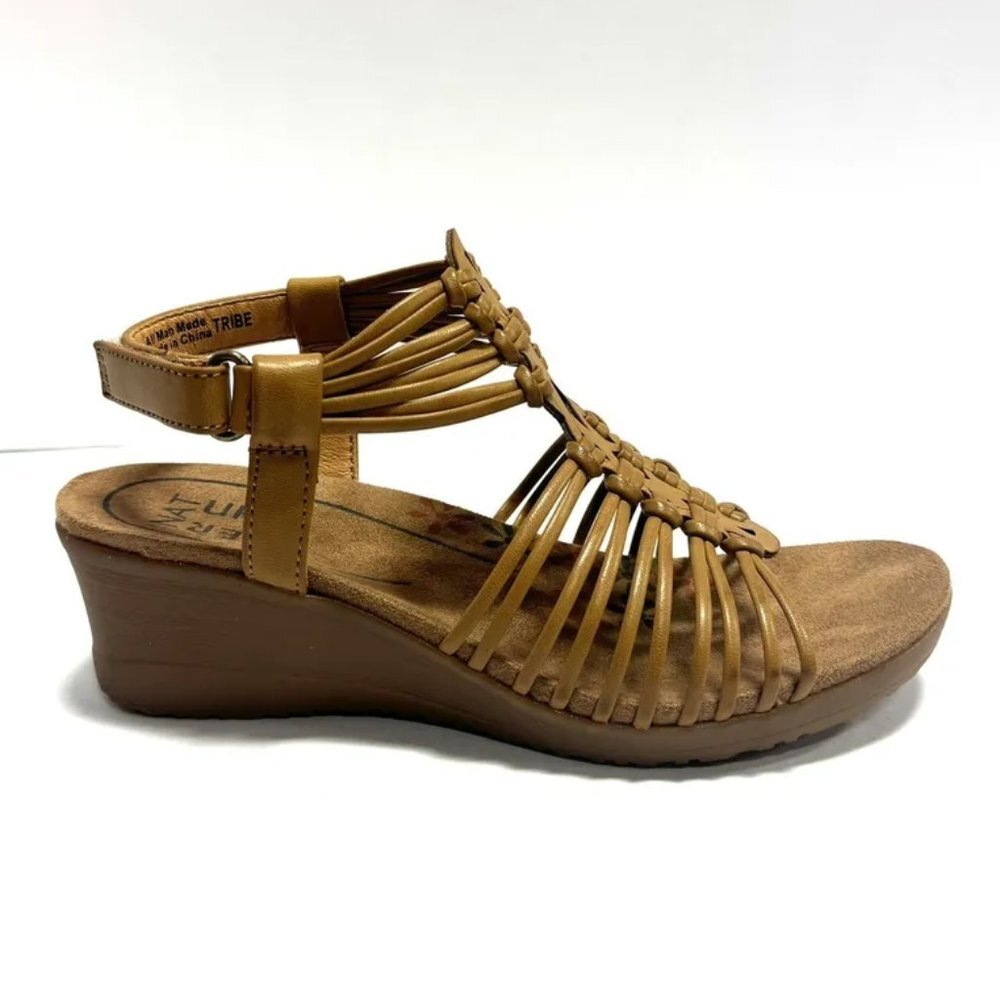 Naturalizer Womens Tribe Sandal Caramel Size 8.5 M